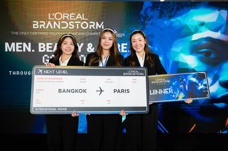 นักศึกษาไทยพร้อมลุยเวทีนานาชาติรอบชิง L'OREAL BRANDSTORM 2025 ประชันไอเดียโจทย์ธุรกิจ ปฏิวัติวงการความงามสำหรับสุภาพบุรุษ