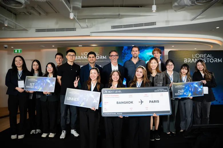 นักศึกษาไทยพร้อมลุยเวทีนานาชาติรอบชิง L'OREAL BRANDSTORM 2025 ประชันไอเดียโจทย์ธุรกิจ ปฏิวัติวงการความงามสำหรับสุภาพบุรุษ