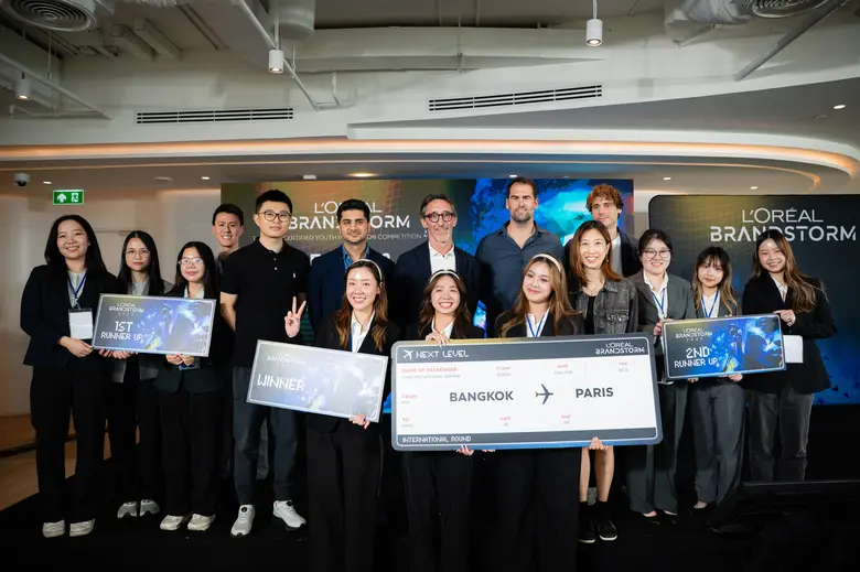 นักศึกษาไทยพร้อมลุยเวทีนานาชาติรอบชิง L'OREAL BRANDSTORM 2025 ประชันไอเดียโจทย์ธุรกิจ ปฏิวัติวงการความงามสำหรับสุภาพบุรุษ