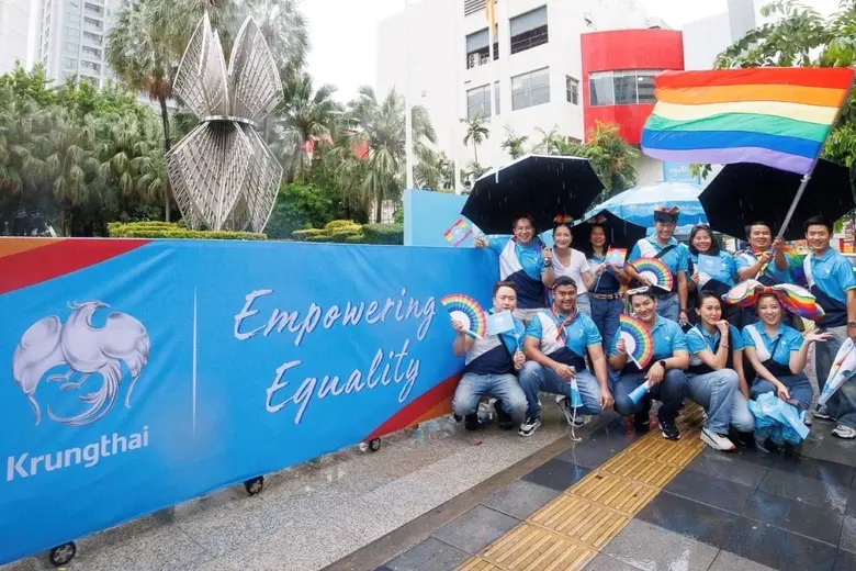 ธนาคารกรุงไทย ร่วมสร้างสีสันในงาน "Love Pride Parad...