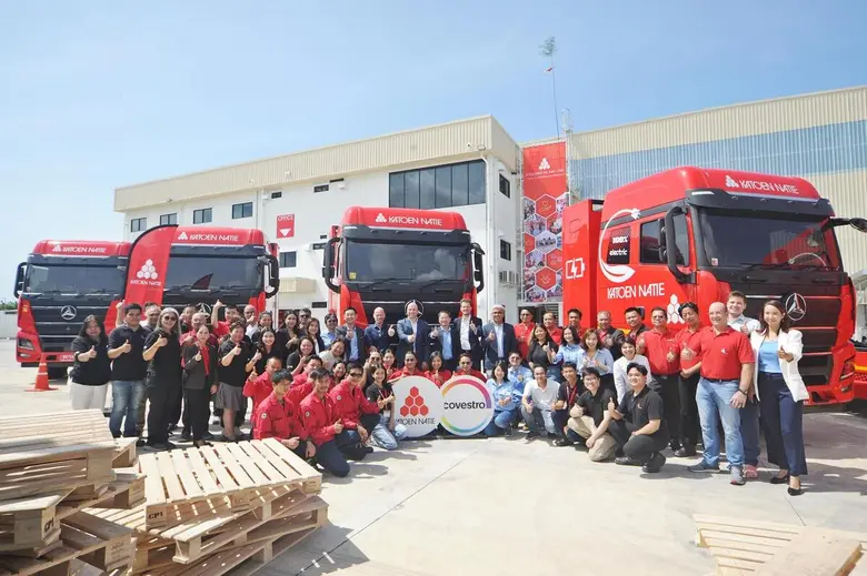Covestro and Katoen Natie Partner to Reduce Carbon Emissions with Electric Truck Fleet