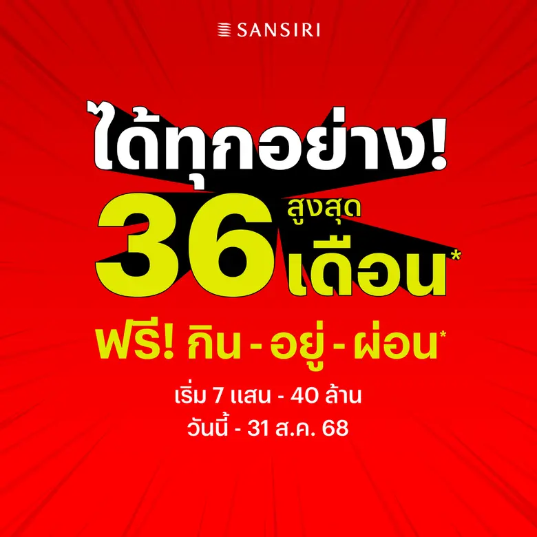 แสนสิริ เผยโอกาสสำคัญในรอบปีของผู้ซื้อที่อยู่อาศัย ...