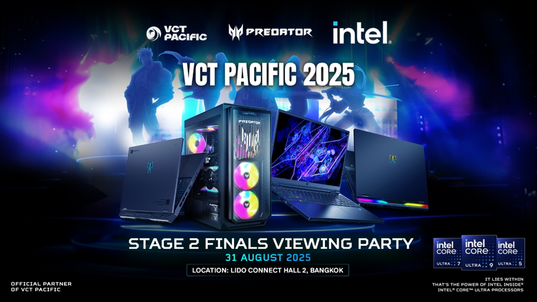 Predator แบรนด์เกมมิ่งจาก Acer ชวนแฟน VAL...