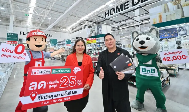 KTC has partnered with Thai Watsadu and B...