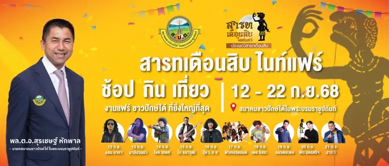 บิ๊กโจ๊ก นายกสมาคมชาวปักษ์ใต้ในพระบรมราชู...
