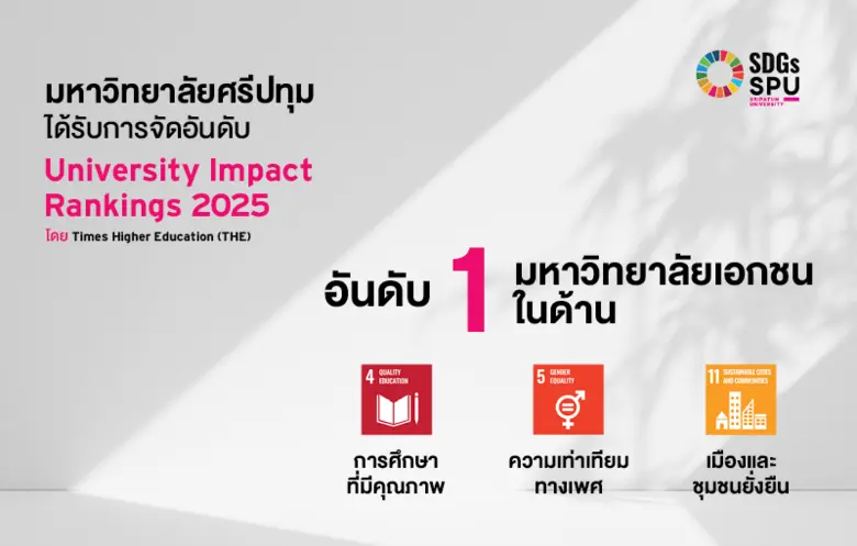 มหาวิทยาลัยศรีปทุม สร้างหมุดหมายแห่งความภาคภูมิใจอี...