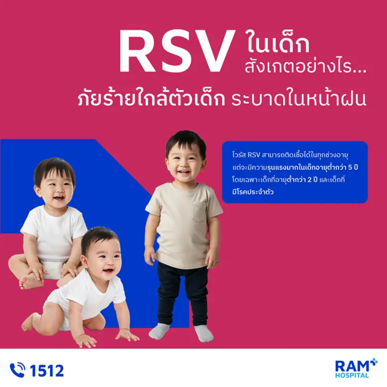 RSV ในเด็กสังเกตอย่างไร? ภัยร้ายใกล้ตัวเด...