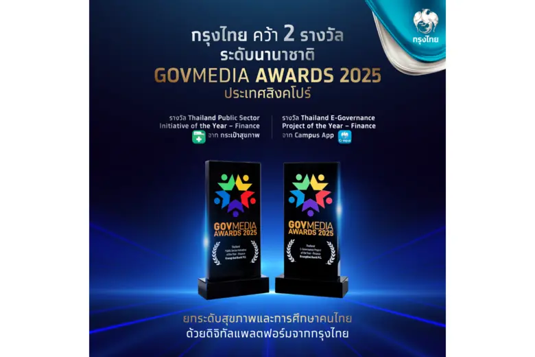 ธนาคารกรุงไทย คว้า 2 รางวัลใหญ่ด้านการพัฒ...