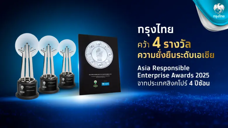 ธนาคารกรุงไทย คว้ารางวัลด้านความยั่งยืน จ...