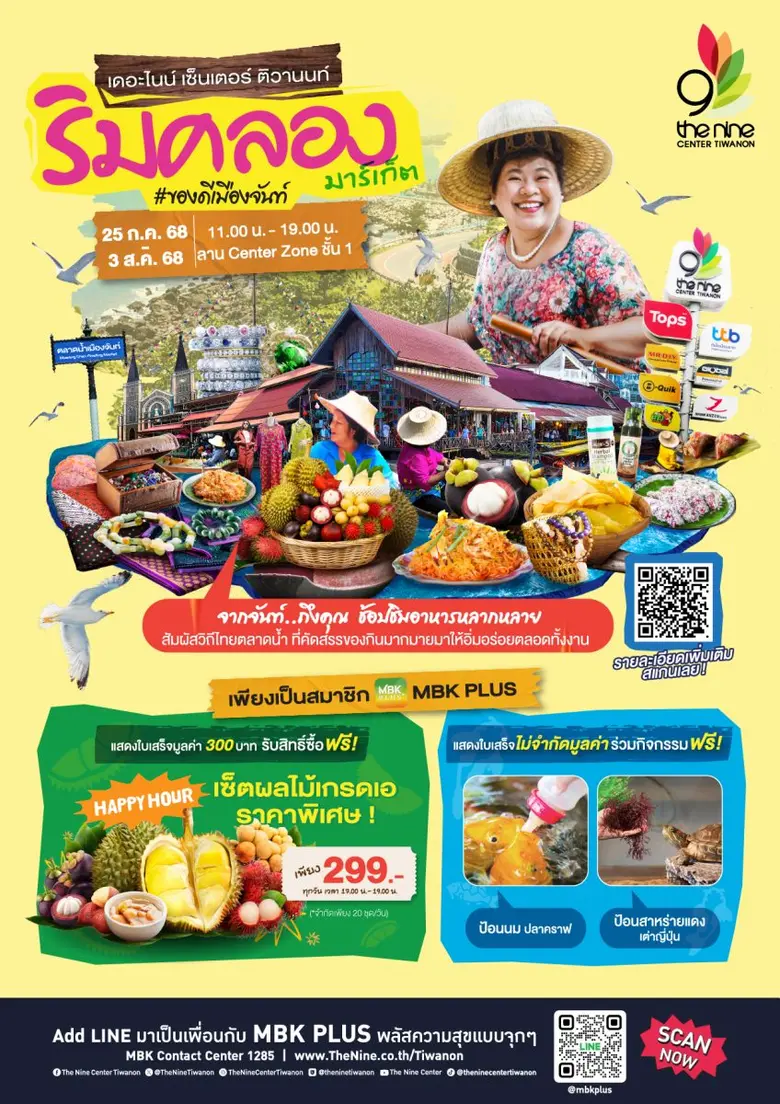 เดอะไนน์ เซ็นเตอร์ ติวานนท์ ศูนย์การค้าใน...
