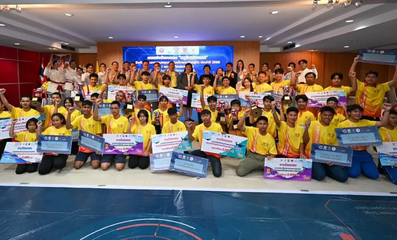 ทีมเยาวชนไทยจากภูมิภาคต่างๆ ร่วมแข่งขันในเวที 'หนูน้อยจ้าวเวหา' ชิงถ้วยพระราชทานพระบาทสมเด็จพระเจ้าอยู่หัว จุดประกายเสริมสมรรถนะเยาวชน ด้วยปัญญาประดิษฐ์และเทคโนโลยีโดรน