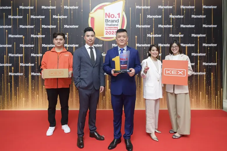 KEX คว้ารางวัล No.1 Brand Thailand 2025 ต่อเนื่อง 8 ปีซ้อน เดินหน้ายกระดับบริการ สู่ผู้นำโลจิสติกส์ยุคใหม่ มุ่งครองใจผู้บริโภคไทยอย่างยั่งยืน