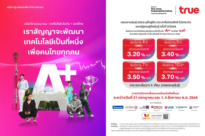 บริษัท ทรู คอร์ปอเรชั่น จำกัด (มหาชน) ผู้...