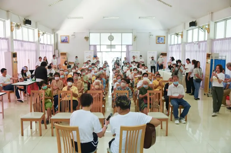 บำรุงราษฎร์ ผนึกกำลัง กรุงเทพประกันภัย จัดกิจกรรมจิตอาสา มอบสุขภาวะที่ดีแก่ผู้สูงอายุบ้านบางแค