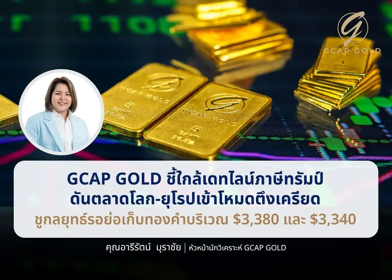 บริษัท จีแคป จำกัด หรือ GCAP GOLD ชี้ทองค...