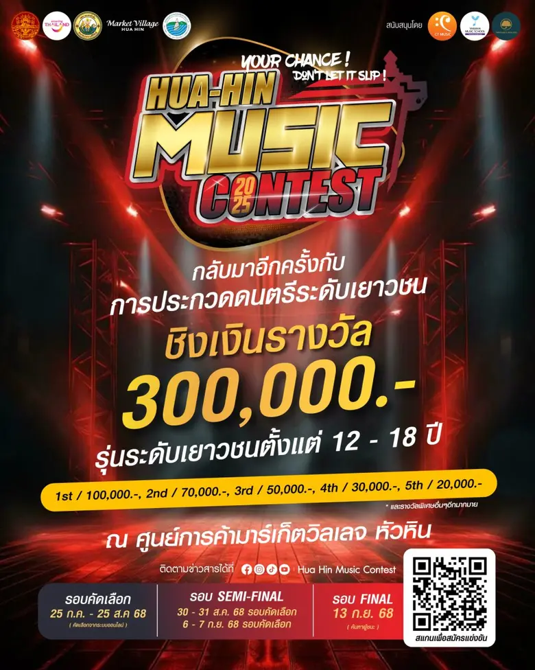 HUAHIN MUSIC CONTEST #REGISTERNOW.กลับมาอ...
