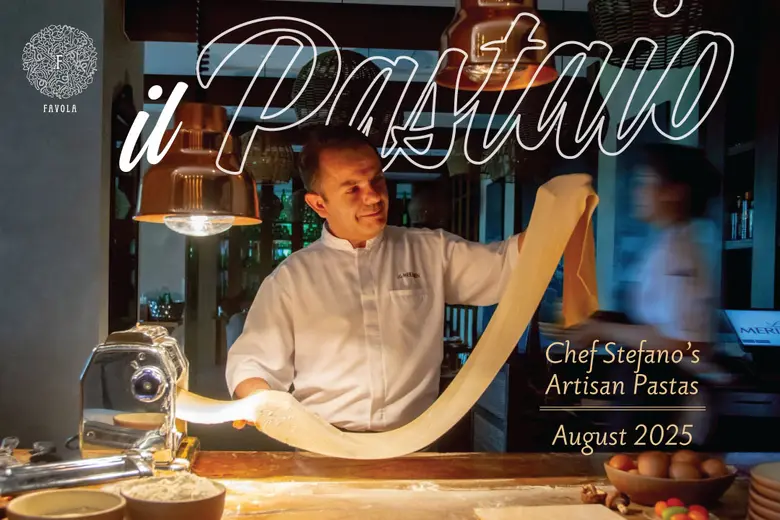 'Il Pastaio' พาสต้าเส้นสดโดยเชฟสเตฟาโน