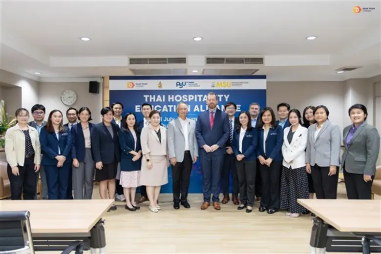 วิทยาลัยดุสิตธานีจับมือสถาบันจาก 3 ภูมิภาค มฟล. ม.อ. และ มมส. สานต่อโครงการ Thai Hospitality Education Alliance