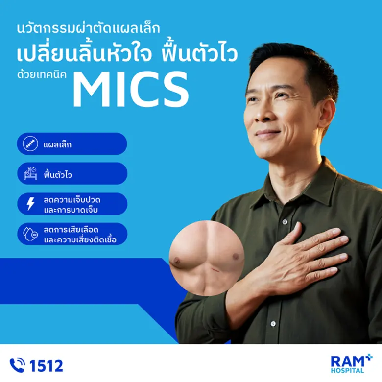 นวัตกรรมผ่าตัดแผลเล็ก เปลี่ยนลิ้นหัวใจ ฟื...