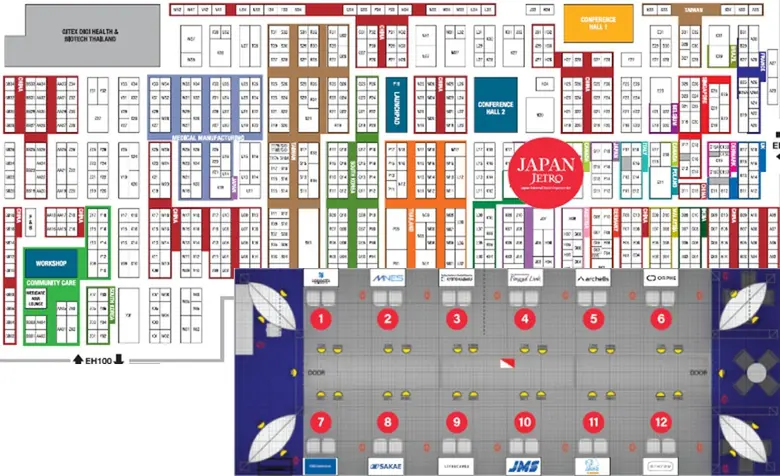 "Japan Pavilion by JETRO" @ "Medical Fair Thailand 2025" 12 บริษัทญี่ปุ่นร่วมออกบูธนำเสนอสินค้าและบริการล้ำสมัยด้านดิจิทัลเฮลท์และการแพทย์