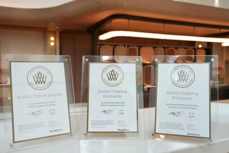 Bhiraj Buri Group Achieves WiredScore and SmartScore Gold Certifications, Reinforcing Position as a Leader in Smart Buildings