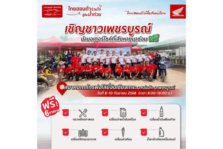 ไทยฮอนด้า ผู้ผลิตและจัดจำหน่ายรถจักรยานยน...