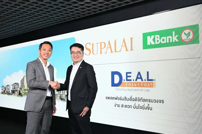 ธนาคารกสิกรไทยร่วมเป็นพันธมิตรกับบริษัท ศุภาลัย จำก...