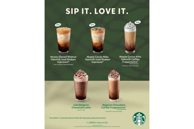 สตาร์บัคส์ ประเทศไทย พร้อมเสิร์ฟเมนูเครื่...
