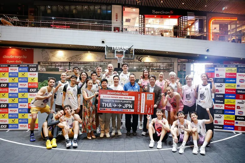 6 หนุ่มซุป'ตาร์ดวลบาสฯ ในสนามแข่งระดับนานาชาติ "3X3.EXE PREMIER THAILAND 2025" ที่เมกาบางนา สร้าง ACTIVE HEALTHY LIFESTYLE จุดพลังคนรุ่นใหม่ให้รักกีฬา ใส่ใจสุขภาพ