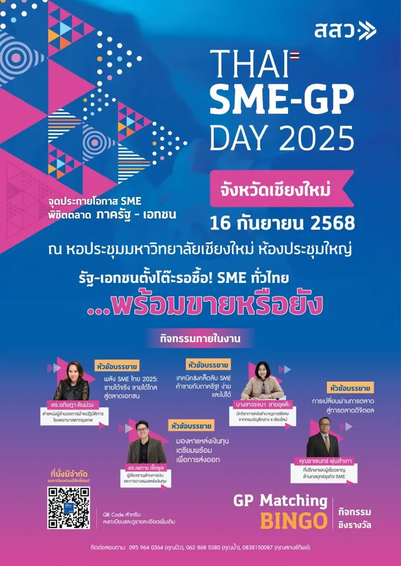 สำนักงานส่งเสริมวิสาหกิจขนาดกลางและขนาดย่อม (สสว.) ...