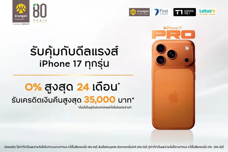 บัตรเครดิตในกลุ่มกรุงศรี คอนซูมเมอร์ จัดโปรแรงฉลองเ...