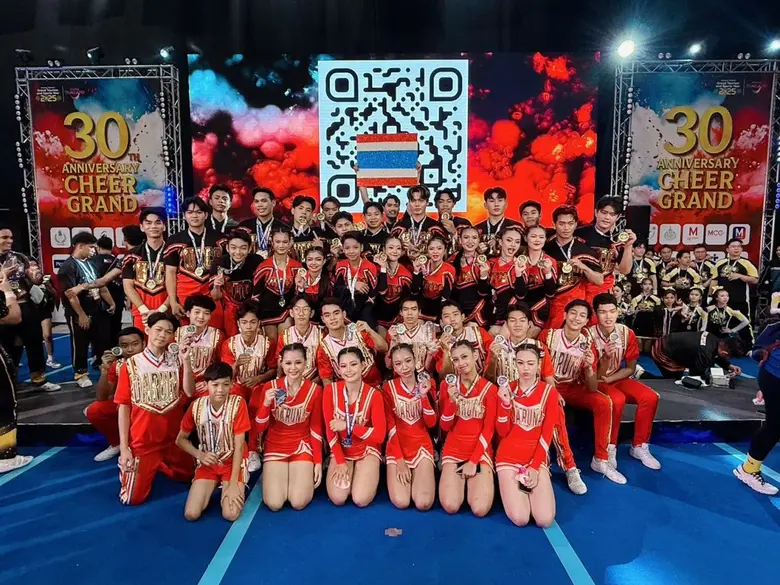 มหาวิทยาลัยหอการค้าไทย (UTCC) โดยทีม UTCC Cheer สร้...