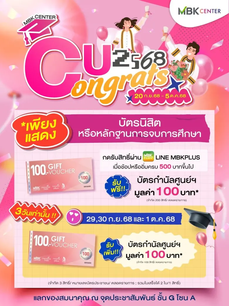 ศูนย์การค้าเอ็ม บี เค เซ็นเตอร์ ร่วมฉลองค...