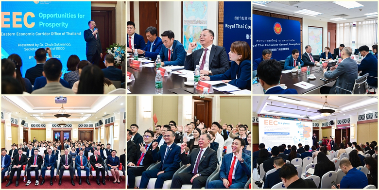 สกพอ. ลงนามแสดงเจตจำนงการลงทุนร่วม 7 บริษัทชั้นนำจีน ต่อยอดงานส่งเสริมการลงทุนไทย-จีน ณ นครกว่างโจว สร้างโอกาสการลงทุน สู่พื้นที่อีอีซี