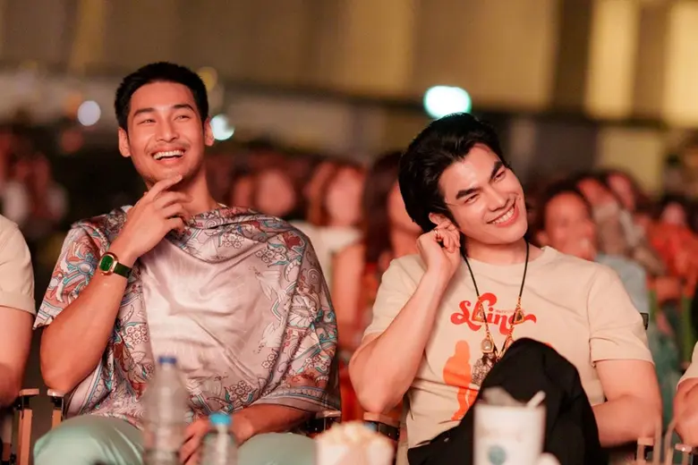 "มาย-ภาคภูมิ" ควง "อาโป-ณัฐวิญญ์" ขอบคุณแ...