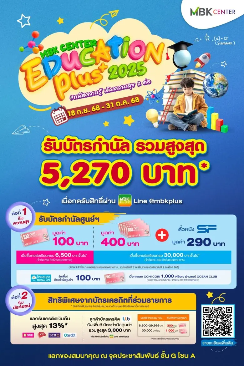 ศูนย์การค้าในเครือ เอ็ม บี เค ได้แก่ เอ็ม บี เค เซ็...