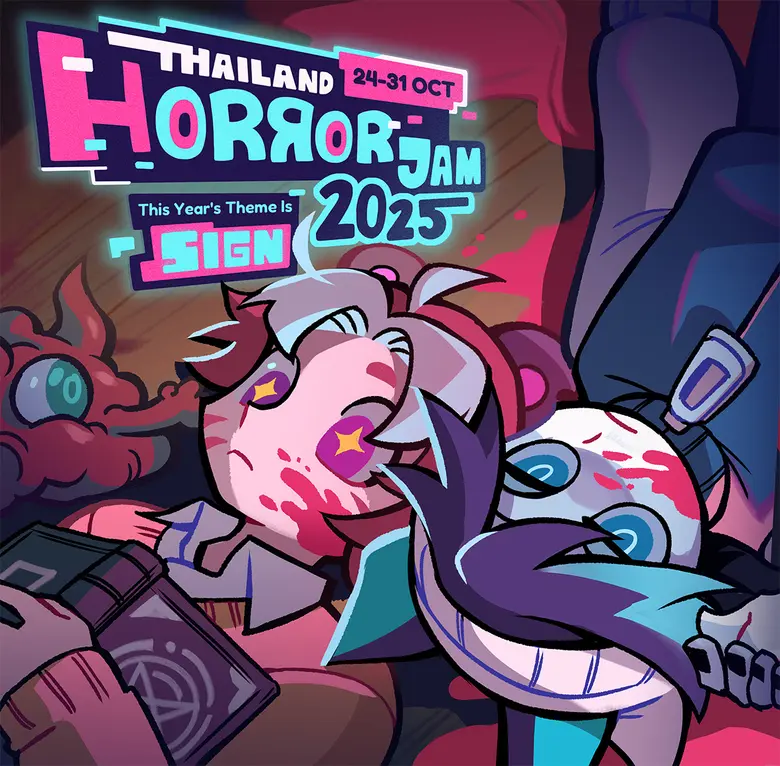 ทำเกม ปล่อยผี! Thailand Horror Jam 2025 กิจกรรมเกมแจมออนไลน์ 7 วันเต็ม เริ่ม 24 ตุลาคมนี้!