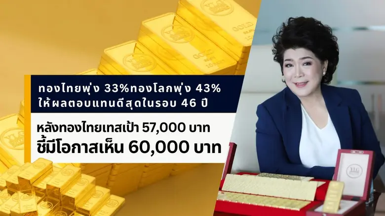 วายแอลจีชี้ ทองไทยพุ่งแรงทำจุดสูงสุดใหม่ท...