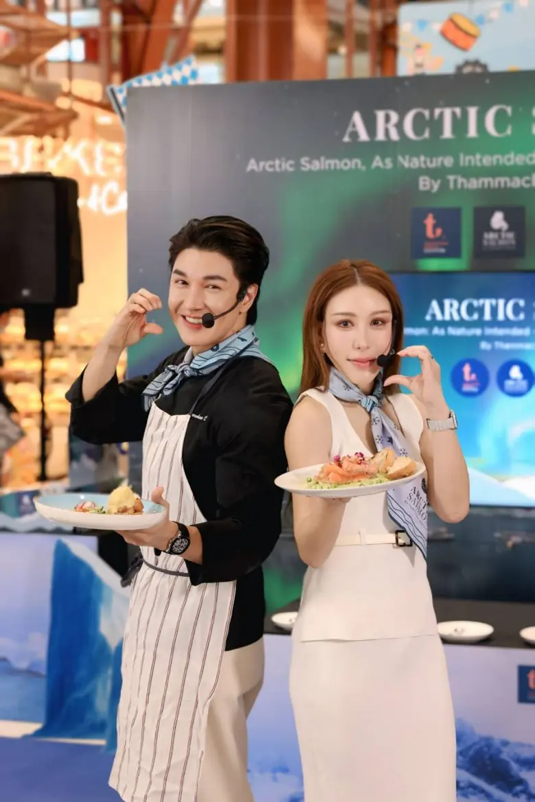 ธรรมชาติซีฟู้ด จับมือ ท็อปส์ เปิดตัว Arctic Salmon อย่างเป็นทางการ ยกระดับมาตรฐานใหม่ปลาแซลมอน จากฟยอร์ดอาร์กติก สู่โต๊ะอาหาร เพื่อสุขภาพครอบครัวไทย
