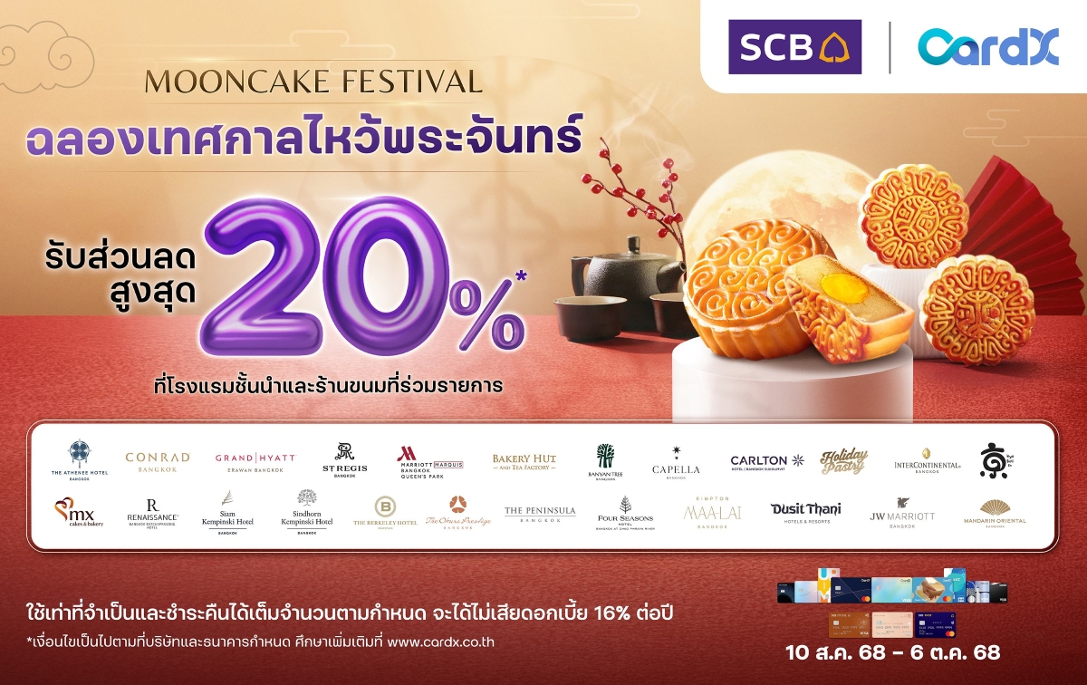 CardX ร่วมสืบสานเทศกาลไหว้พระจันทร์สุดยิ่...