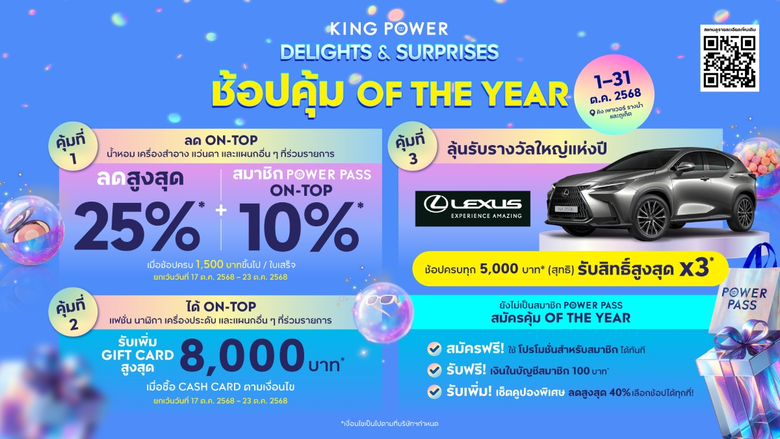 คิง เพาเวอร์ ฉลองครบรอบ 36 ปีสุดยิ่งใหญ่ ...