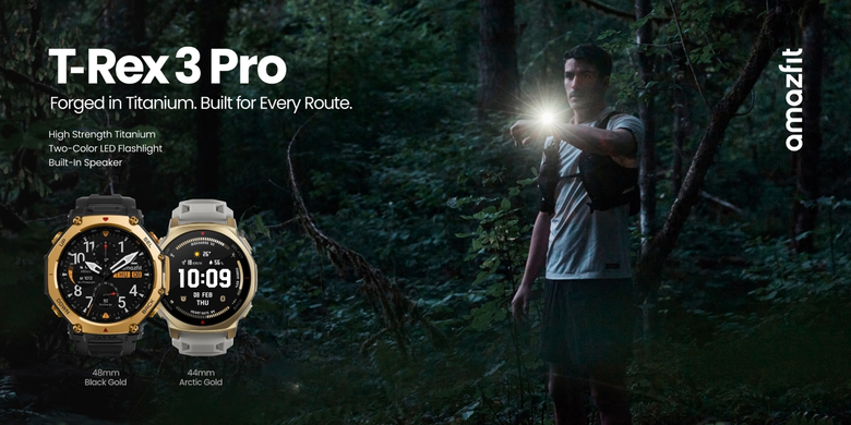 Amazfit (อเมซฟิต) T-Rex 3 Pro สมาร์ทวอทช์...