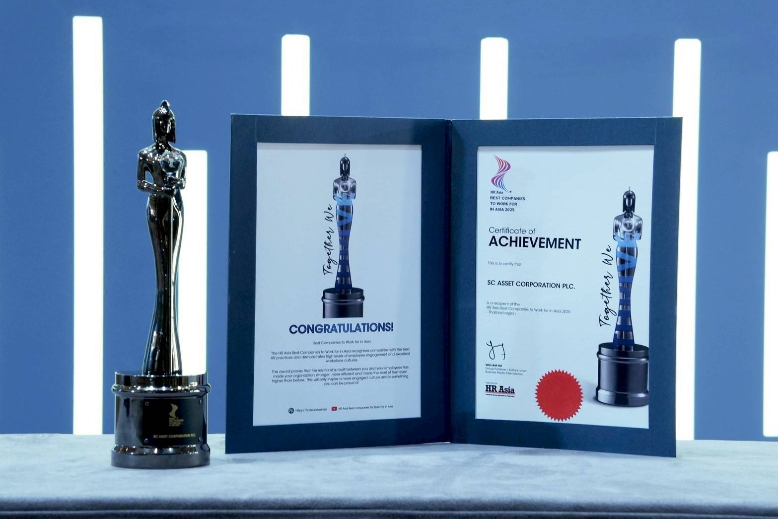 SC Asset คว้ารางวัล HR Asia Best Companies to Work for in Asia 2025 สะท้อนวัฒนธรรมองค์กรแข็งแกร่ง ใส่ใจคนทำงาน