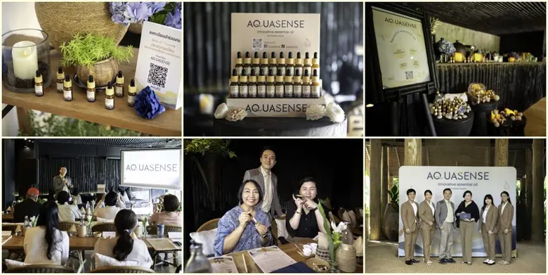 AquaSense เปิดตัวนวัตกรรมใหม่ Essential Oil เนื้อน้ำนม เปิดตัวครั้งแรกในงาน 'Sense of Tomorrow' เพื่อเปิดประสบการณ์ Wellness &amp; Neurocosmetics แห่งอนาคต