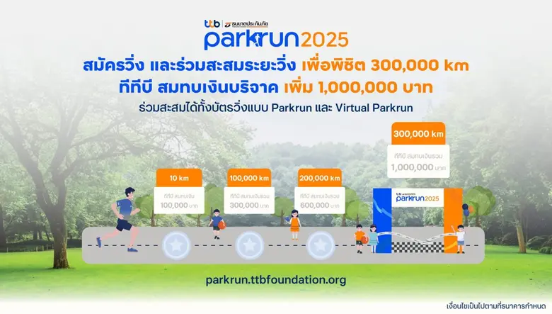 งานเดิน-วิ่งมินิมาราธอนการกุศลแห่งปี "ทีท...