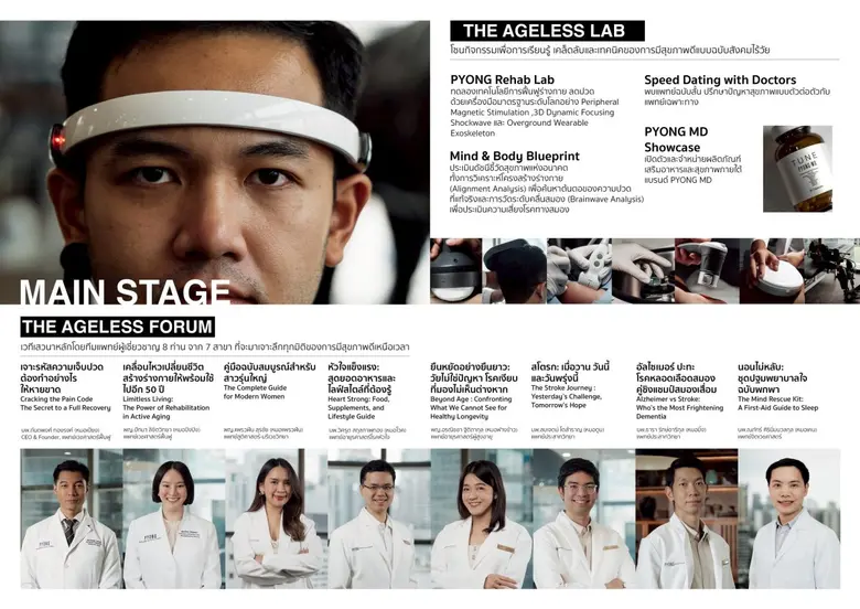 PYONG Rehabilitation Group จัดการประชุมสัมนาด้าน Healthspan & สังคมผู้สูงอายุแห่งปีสุดยิ่งใหญ่ "Ageless Summit 2025"