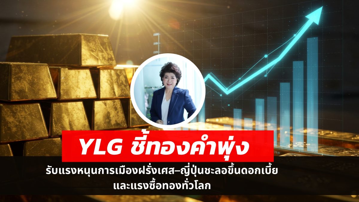 วายแอลจีชี้ ทองไทยพุ่งแรงทำจุดสูงสุดใหม่ท...