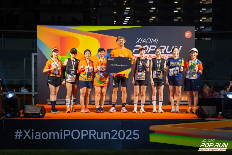 เสียวหมี่จัดงาน Xiaomi POP Run 2025 ส่งเสริมสุขภาพให้ผู้เข้าร่วมงานกว่า 500 คน พร้อมจัดกิจกรรมสุดสนุกสนานและมอบของรางวัลอีกมากมาย