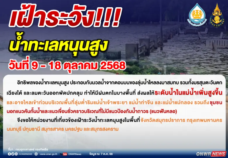ด้วยสำนักงานทรัพยากรน้ำแห่งชาติ (สทนช.) ไ...