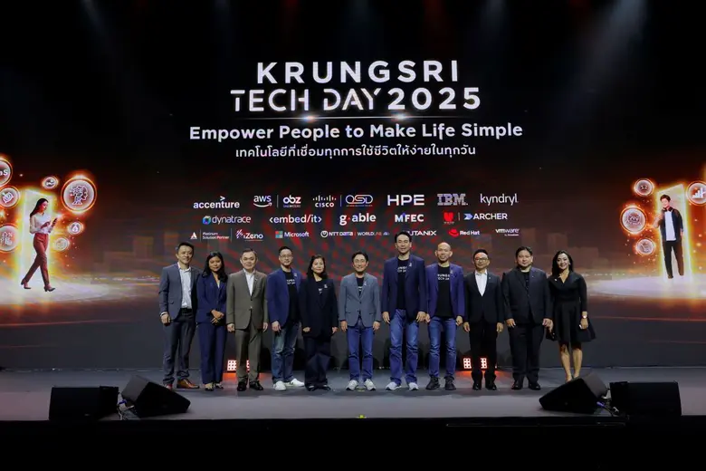 Krungsri Drives Future with Technology Connecting People, Life, and Business for Sustainable Growth, Showcasing in Krungsri Tech Day 2025